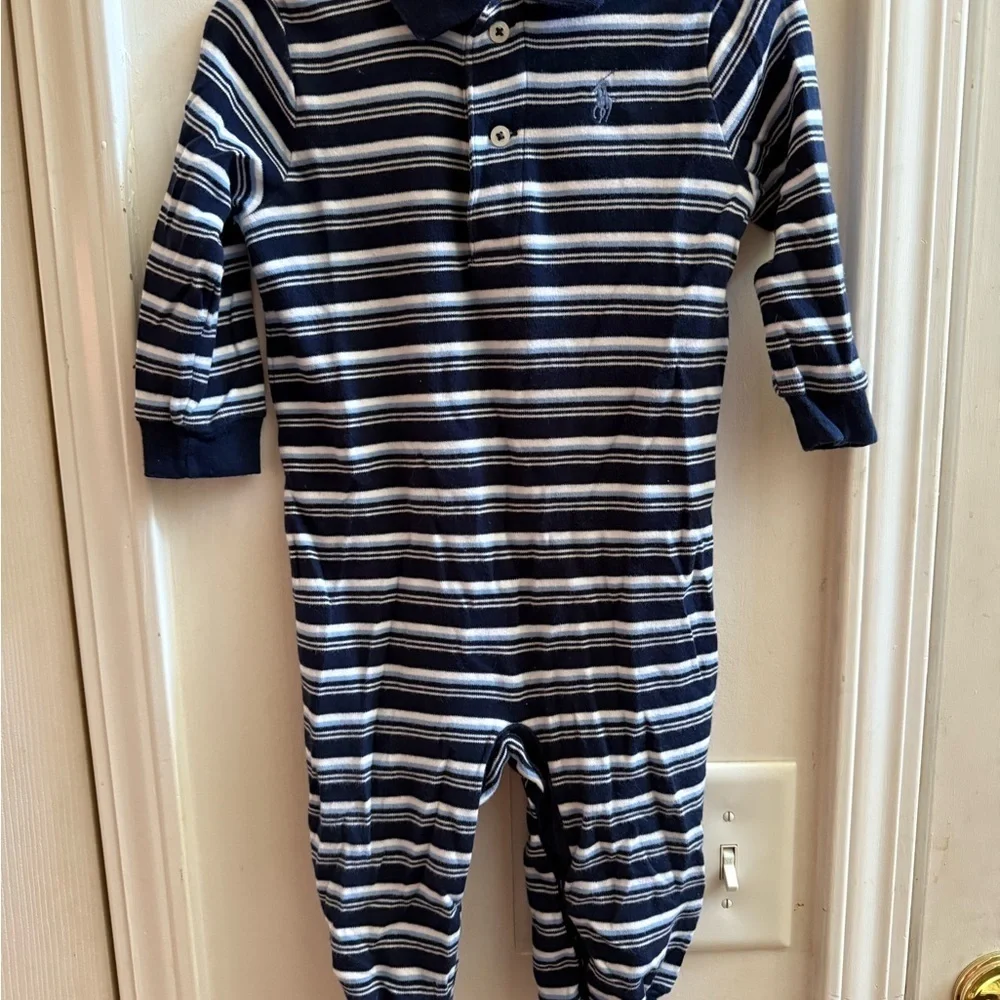Ralph Lauren Long Sleeve Polo Romper